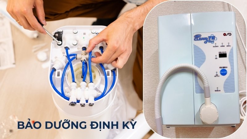 Máy tạo nước khử trùng OSG Well Clean TE NDX-65KM-H 12 Bảo dưỡng định kỳ
