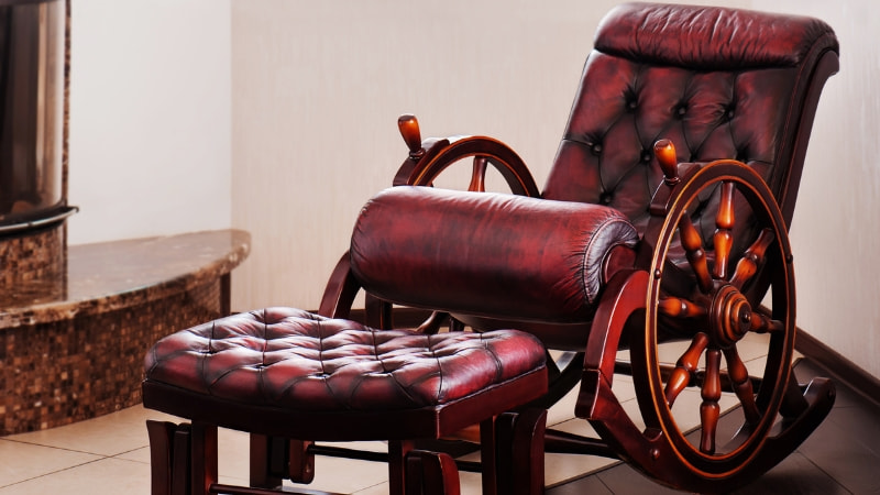 Top 16 mẫu ghế bập bênh cho người già được ưa chuộng 15 Ghế bập bênh người già bọc da