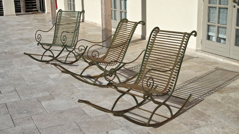 19 mẫu ghế bập bênh đọc sách thoải mái, giá cực tốt 15 Ghế đọc sách bập bênh khung kim loại