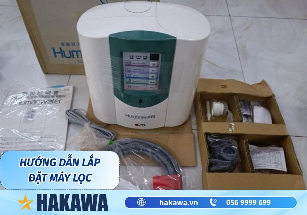 Máy lọc nước ion kiềm OSG Human Water Hu-88 8 Hướng dẫn lắp đặt máy lọc OSG Human Water HU-88