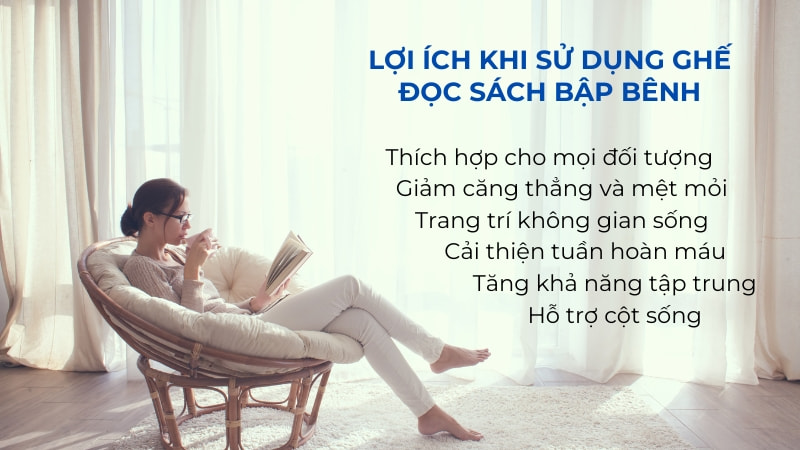 19 mẫu ghế bập bênh đọc sách thoải mái, giá cực tốt 18 Lợi ích khi sử dụng ghế đọc sách bập bênh