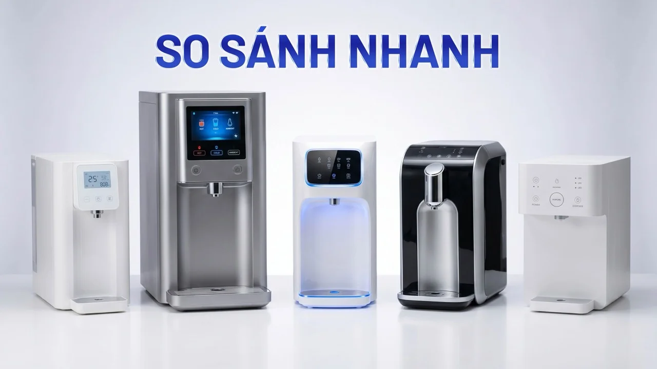 Máy lọc nước ion kiềm Hakawa OSG Human Water HU-150 17 So sánh OSG Human Water HU-150 với các dòng máy ion kiềm khác