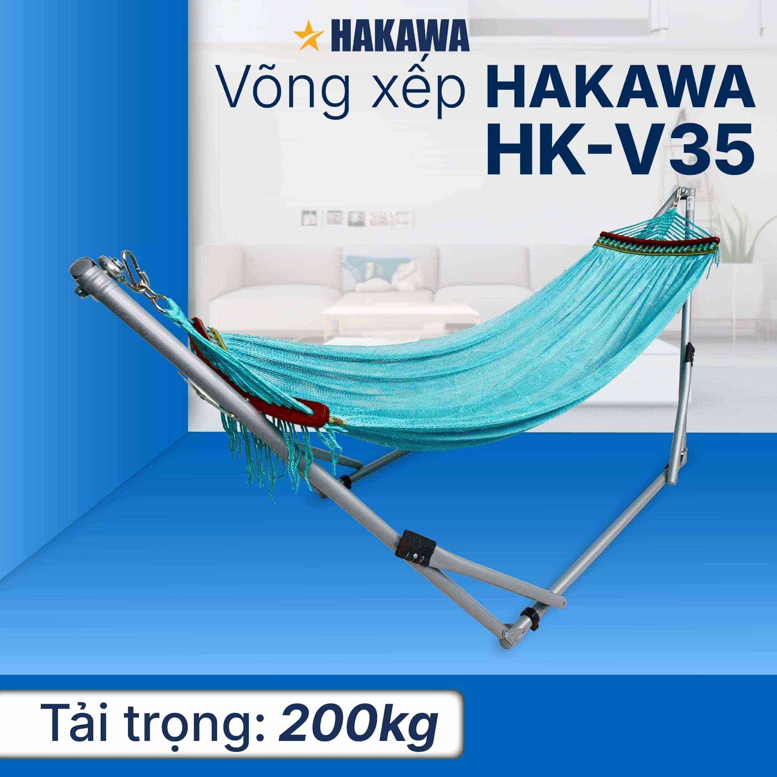 Võng xếp HAKAWA HK-V35 có khả năng chịu tải lớn