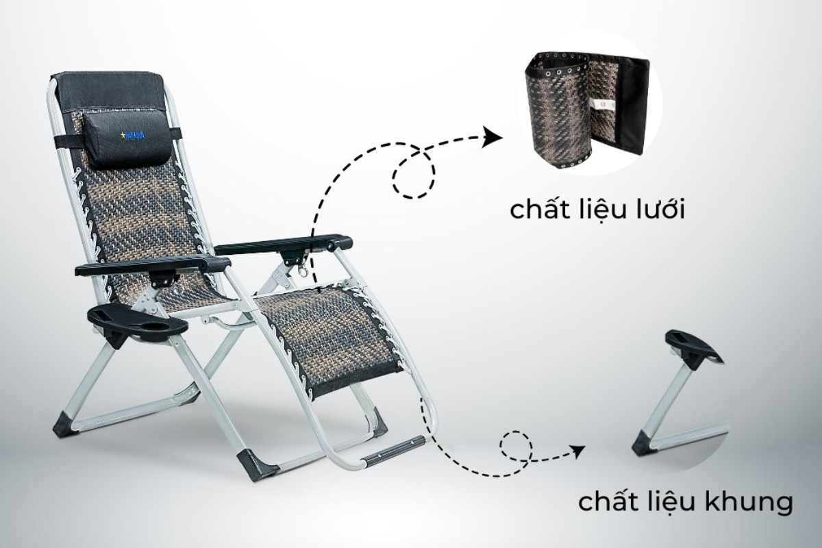 HAKAWA - Địa chỉ cửa hàng bán ghế xếp chính hãng, giá rẻ 6 Ghế xếp HAKAWA được làm từ những chất liệu cao cấp và bền bỉ