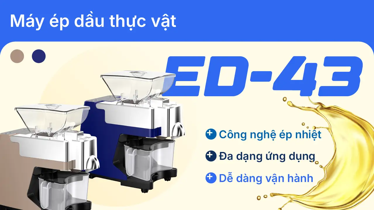 Giới thiệu 12 Máy ép dầu thực vật của HAKAWA