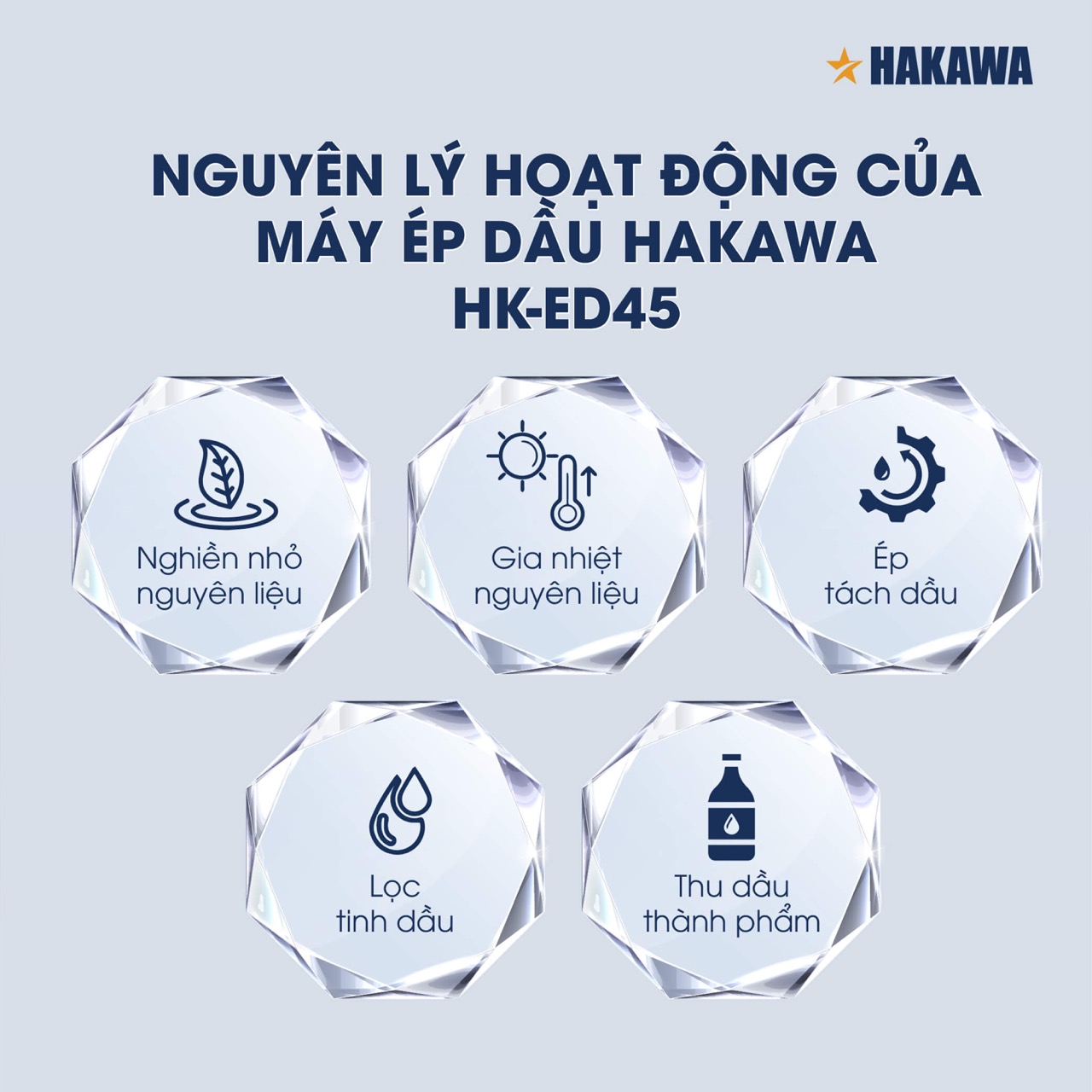 Máy ép dầu sạch Hakawa HK-ED45 12 Máy ép dầu hakawa hk-ed45
