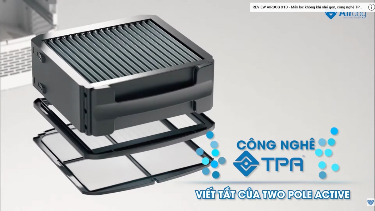 Review máy lọc không khí Airdog có tốt không? 11 Một trong những ưu điểm nổi bật của máy lọc không khí Airdog đó là công nghệ lọc TPA đến từ Hoa Kỳ