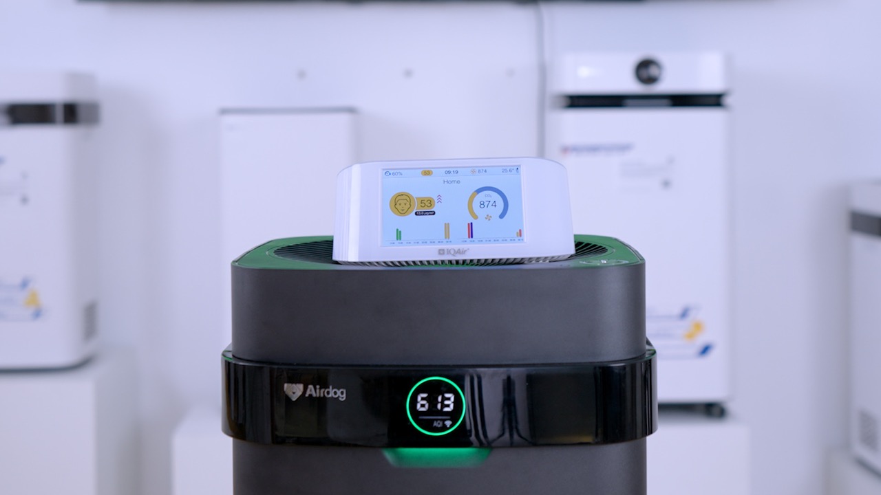 Do chất lượng không khí thực tế của máy lọc không khí Airdog