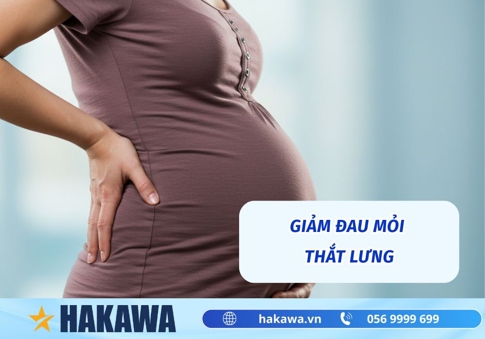 Mẹ bầu có nên uống nước ion kiềm không ? 10 Giảm đau mỏi thắt lưng