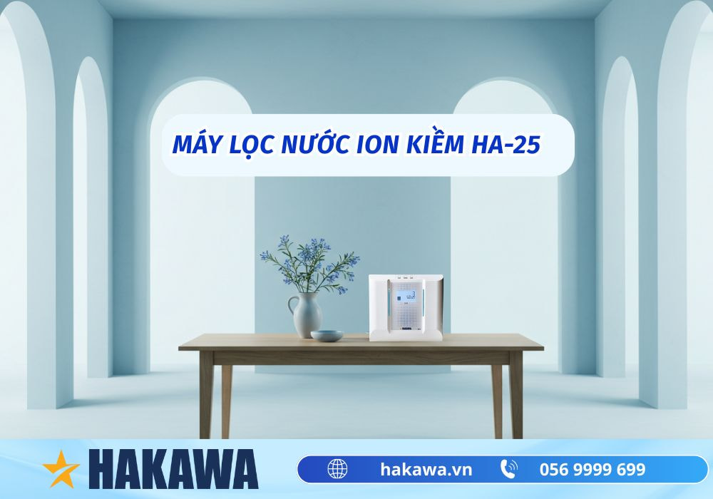 Mẹ bầu có nên uống nước ion kiềm không ? 14 Máy lọc nước điện giải Hakawa HA25
