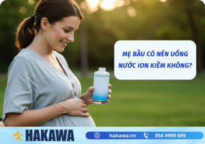 Mẹ bầu có nên uống nước ion kiềm hay không