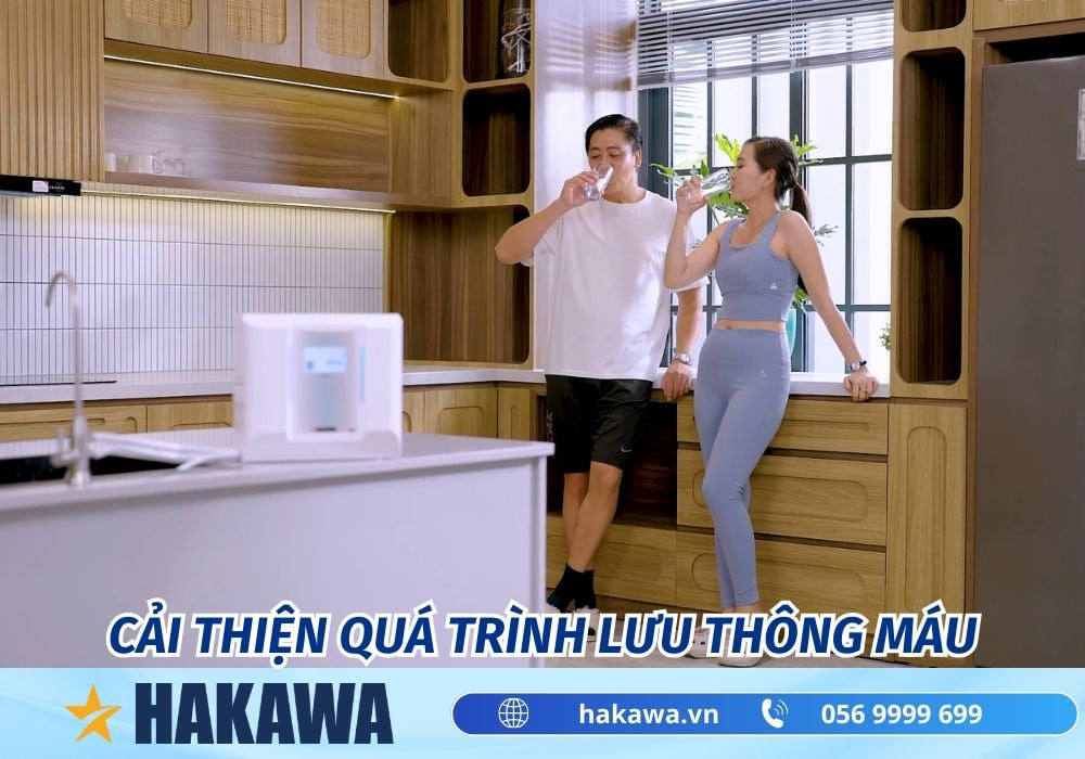 Nước ion kiềm pH 9.5 là gì? Lợi ích và cách sử dụng HIỆU QUẢ 24 Cải thiện qua trình lưu thông máu