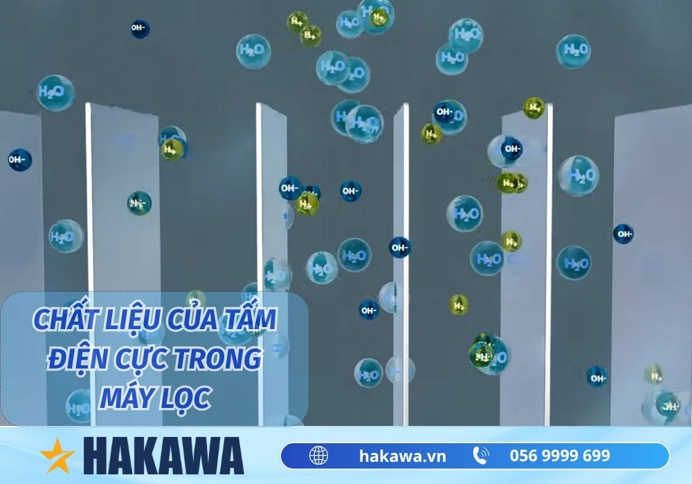 Cấu tạo tấm điện cực máy lọc nước ion kiềm và lưu ý khi mua 6 Chất liệu của tấm điện cực trong máy lọc nước