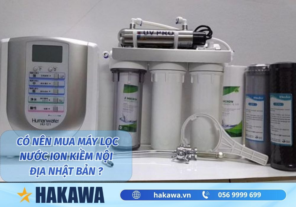 Có nên mua máy lọc nước ion kiềm nội địa Nhật ?