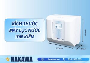 kích thước máy lọc nước ion kiềm