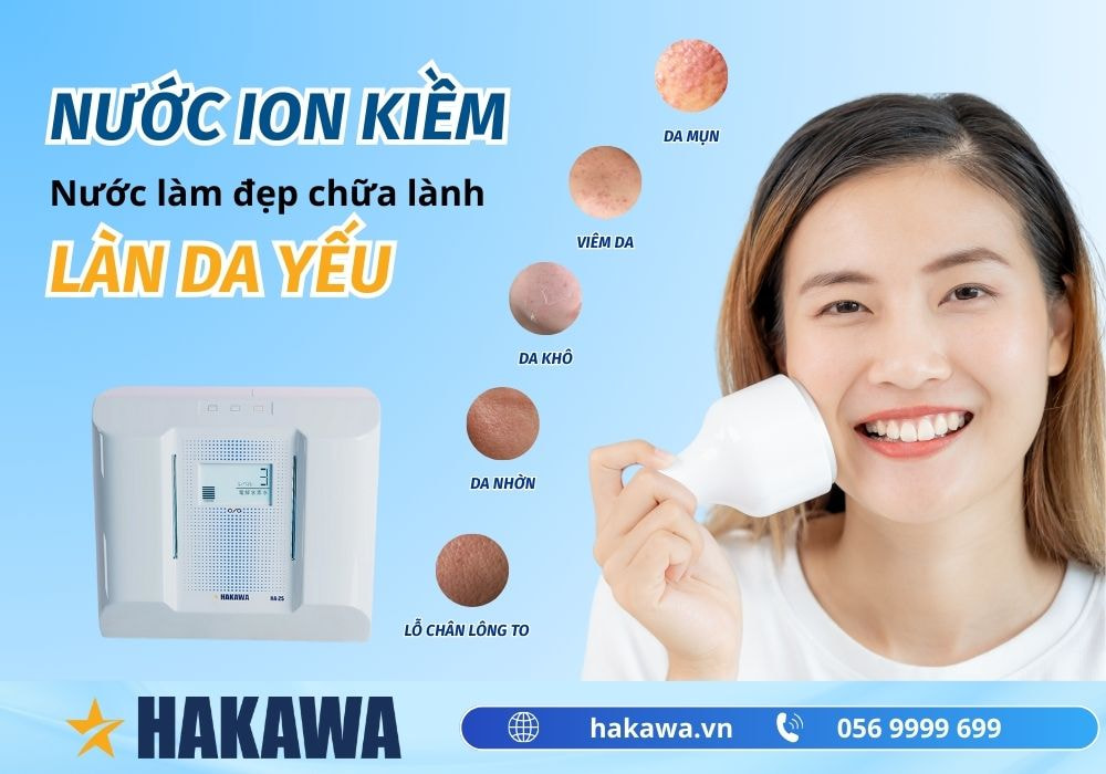 Rửa mặt bằng nước ion kiềm có thực sự TỐT không ? 7 Lợi ích của nước ion kiềm