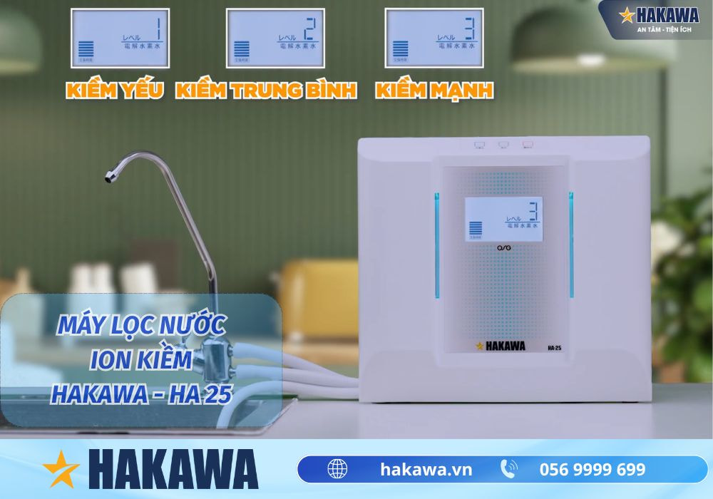 Chỉ số ORP là gì? Công dụng và cách điều chỉnh HIỆU QUẢ 16 Máy lọc nước ion kiềm Hakawa HA-25