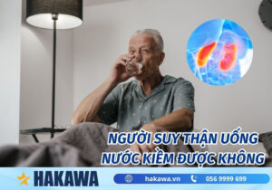 Người suy thận uống nước kiềm được không