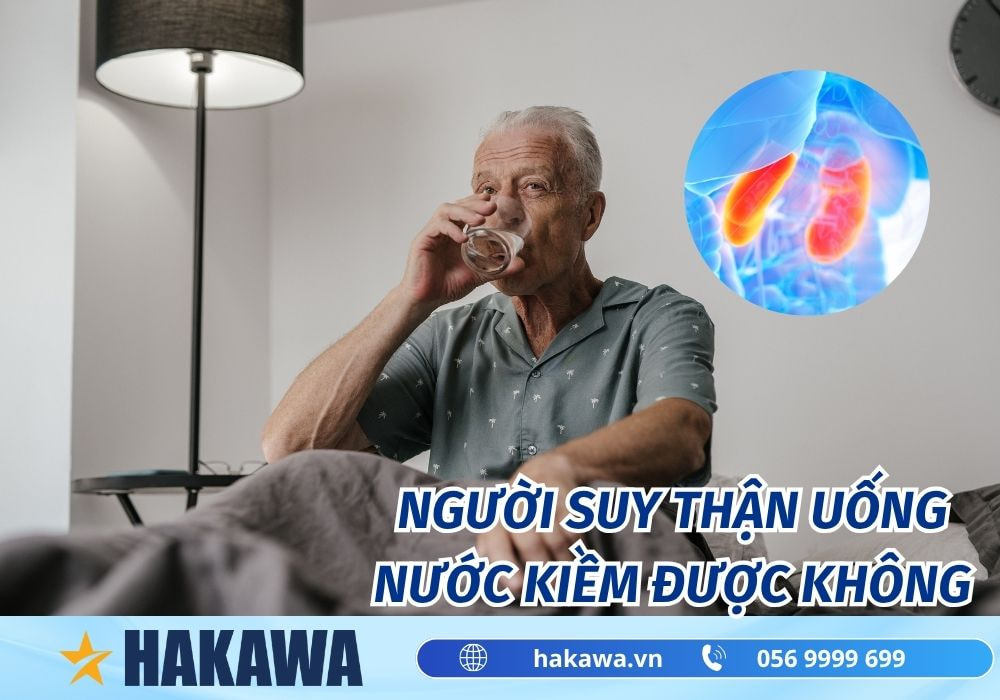 Người suy thận uống nước kiềm được không ? Là LỢI hay HẠI ? 6 Người suy thận uống nước kiềm được không
