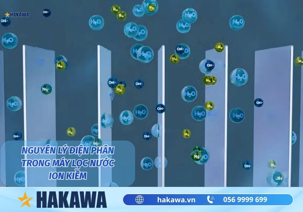 Điện phân nước là gì ? Công nghệ điện phân máy lọc nước kiềm 9 Nguyên lý điện phân nước trong máy lọc nước ion kiềm