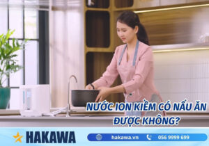 Nước ion kiềm có nấu ăn được không