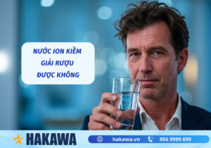 nước ion kiềm giải rượu được không
