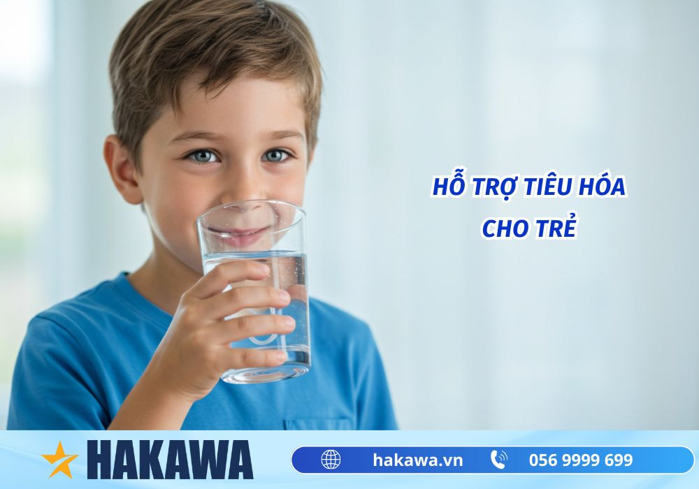 Nước ion kiềm trẻ em uống được không nên LƯU Ý điều gì khi dùng 18 nước điện giải hỗ trợ tiêu hóa cho trẻ