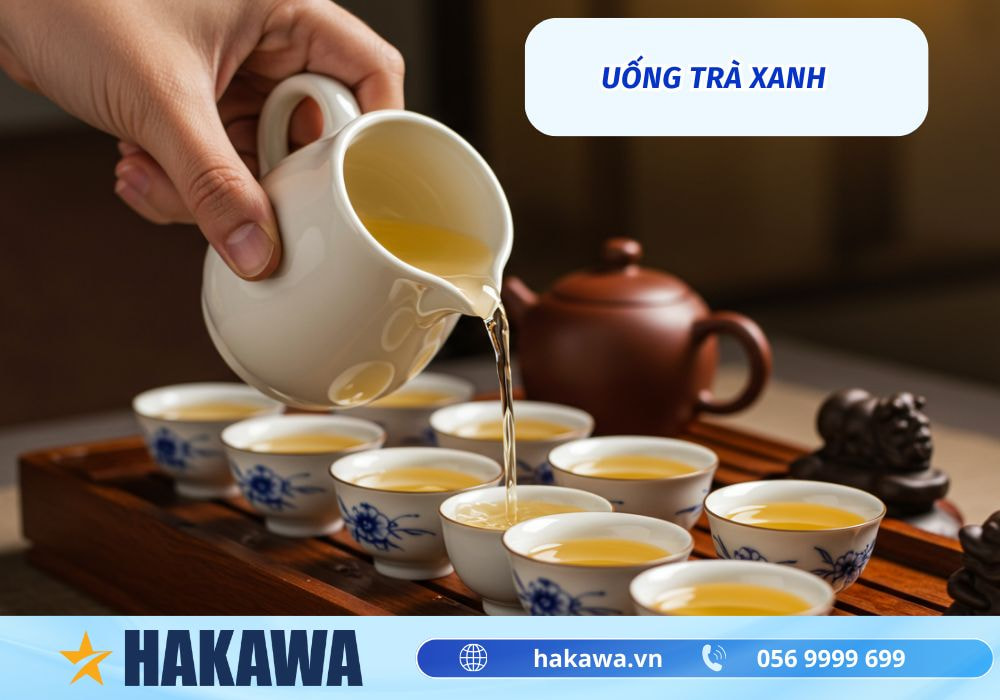 Uống nước gì để tạo môi trường kiềm và 7 lựa chọn TỐT NHẤT cho bạn 11 Uống trà xanh tạo môi trường kiềm