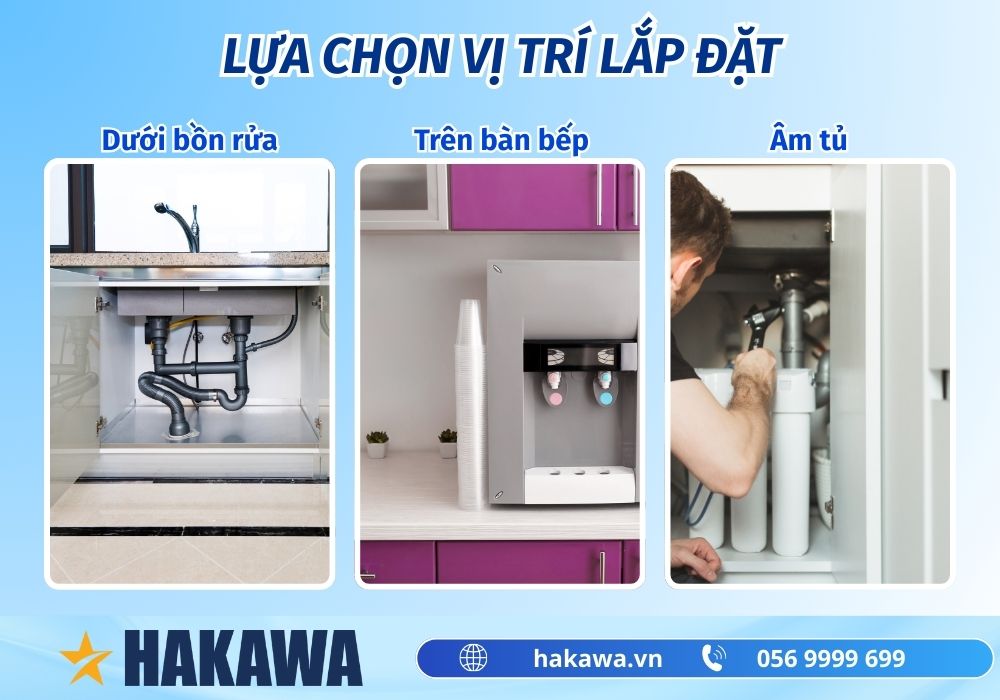 Hướng dẫn cách lắp đặt máy lọc nước ion kiềm NHANH cực chuẩn 10 vị trí lắp máy ion kiềm