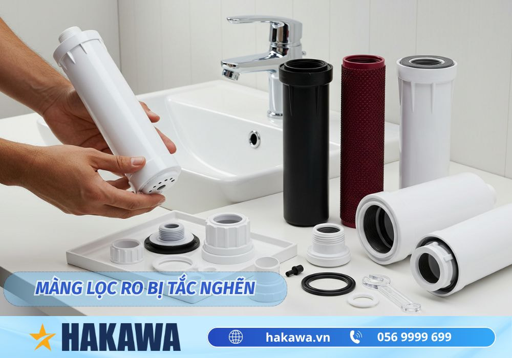 Máy lọc nước có váng trắng có sao không? Nên xử lý thế nào 11 Màng lọc RO bị tắc nghẽn