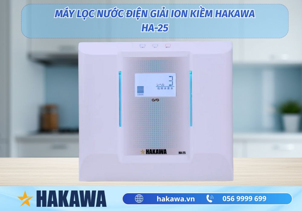 5 lợi ích của nước ion kiềm giúp làm chậm lão hóa HIỆU QUẢ 12 Chống lão hóa bằng nước điện giải từ máy lọc nước điện giải ion kiềm HAKAWA HA-25