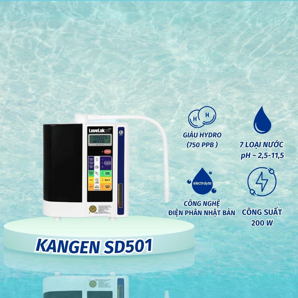 Máy lọc nước tạo kiềm Kangen SD501