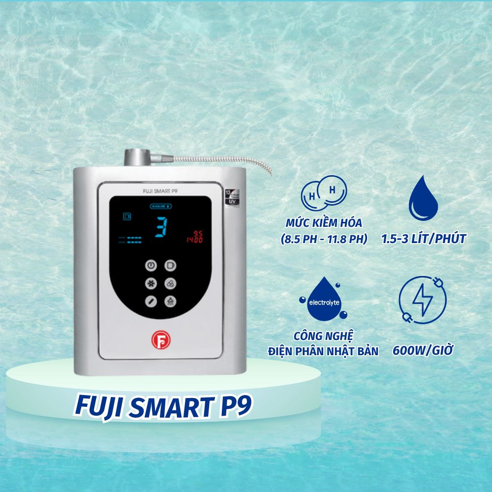 Máy lọc nước iON kiềm Fuji Smart P9