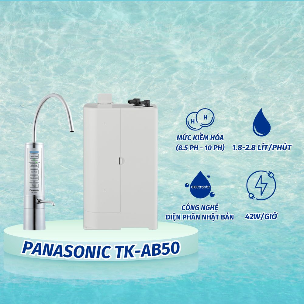 Máy lọc nước iON kiềm Panasonic TK-AB50