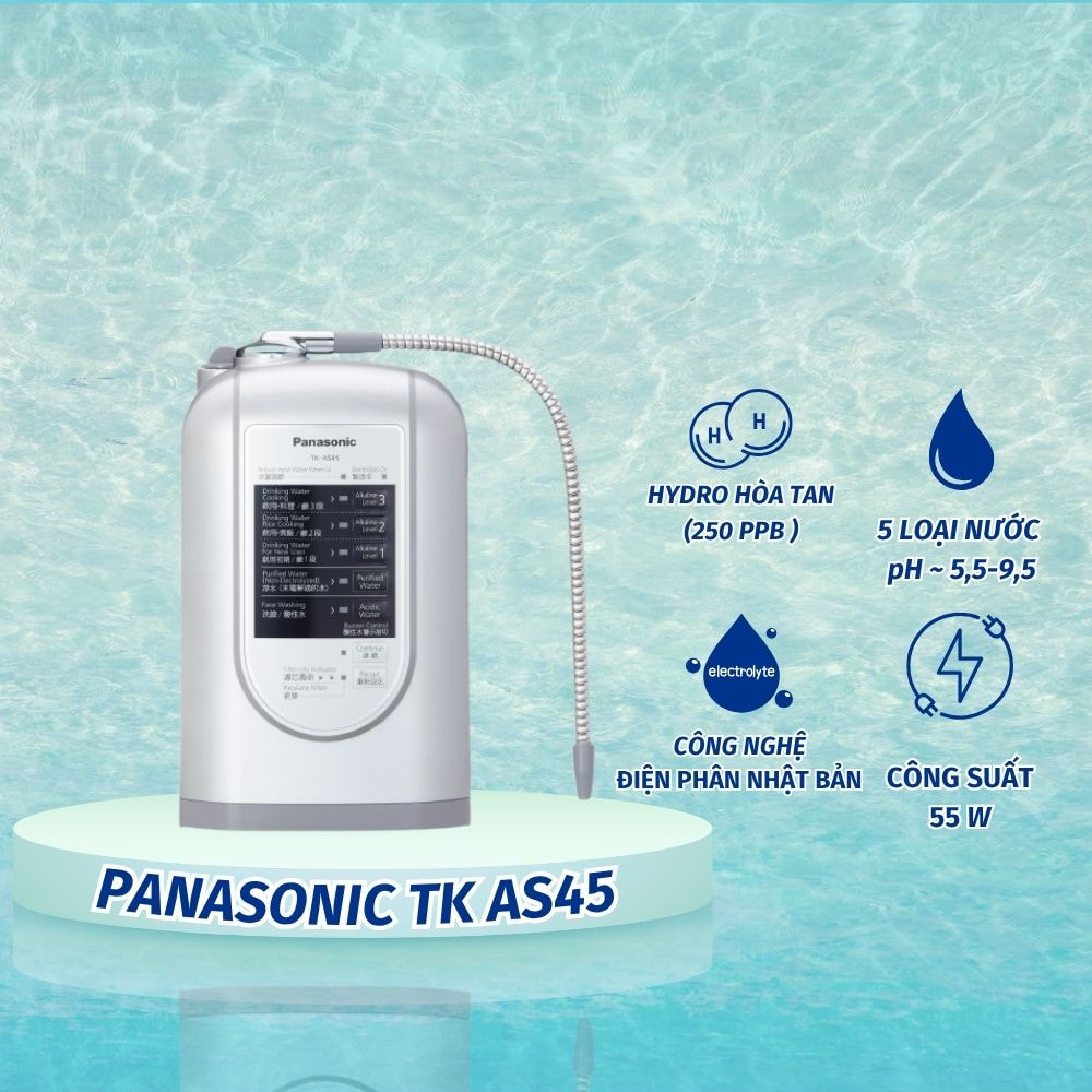 Máy lọc nước ion kiềm Panasonic TK AS45