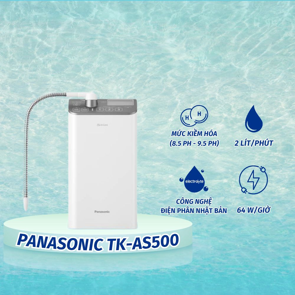 Máy lọc nước iON kiềm Panasonic TK-AS500