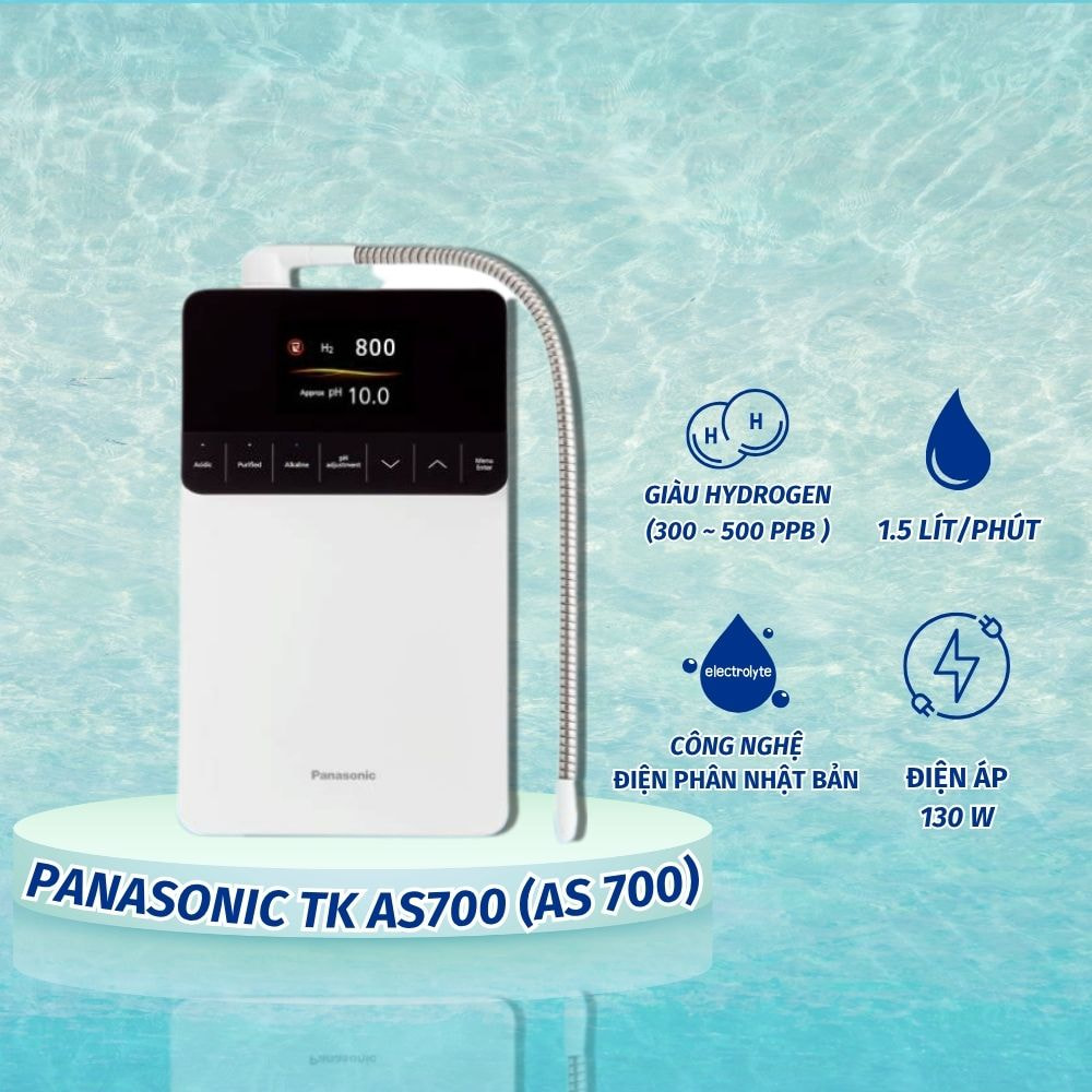 Máy lọc nước ion kiềm Panasonic TK AS700