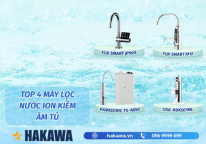 Top máy lọc nước ion kiềm âm tủ bếp