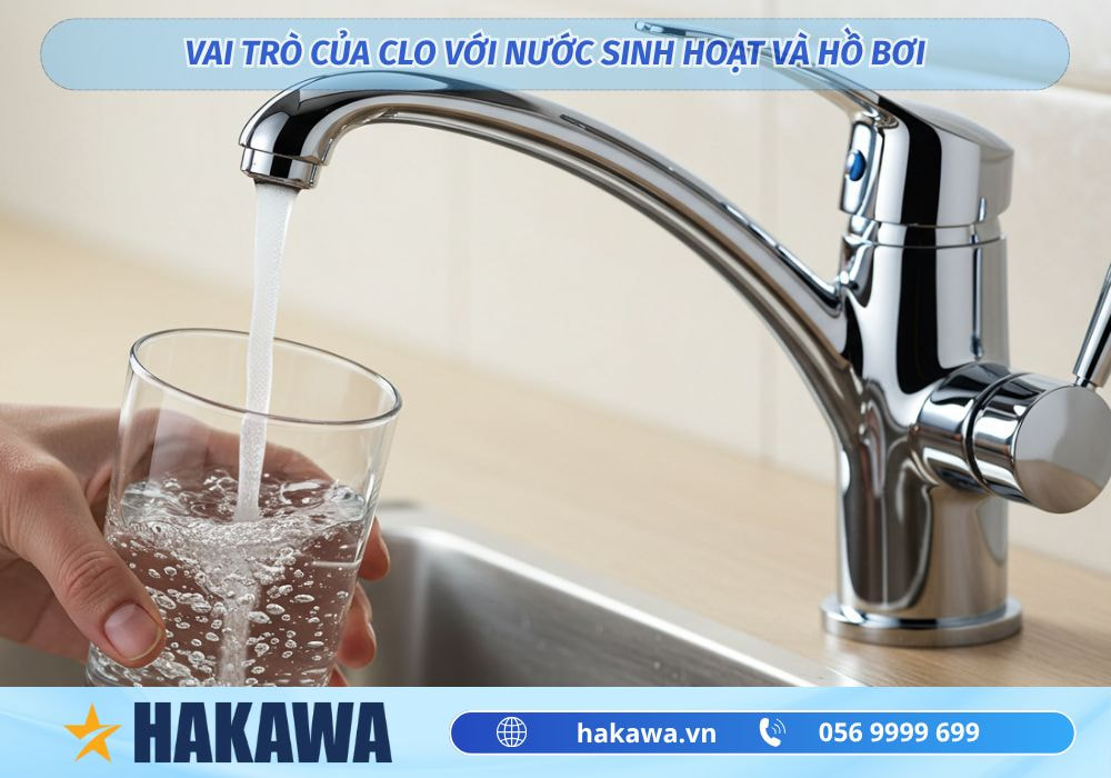 Clo là chất gì? Cách xử lý Clo dư trong nước an toàn tại nhà 9 Vai trò của clo với nước sinh hoạt và hồ bơi
