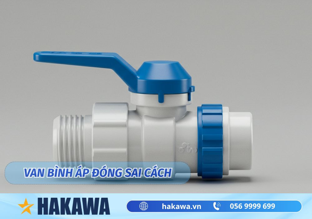 Máy lọc nước kêu tạch tạch là do đâu? Cách khắc phục hiệu quả 8 Máy lọc nước kêu tạch tạch do van bình áp đóng sai cách