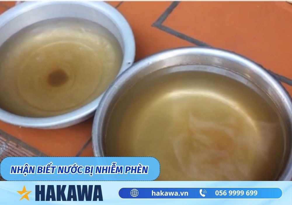 Cách nhận biết và xử lý HIỆU QUẢ nước nhiễm phèn 6 Cách nhận biết nước bị nhiễm phèn