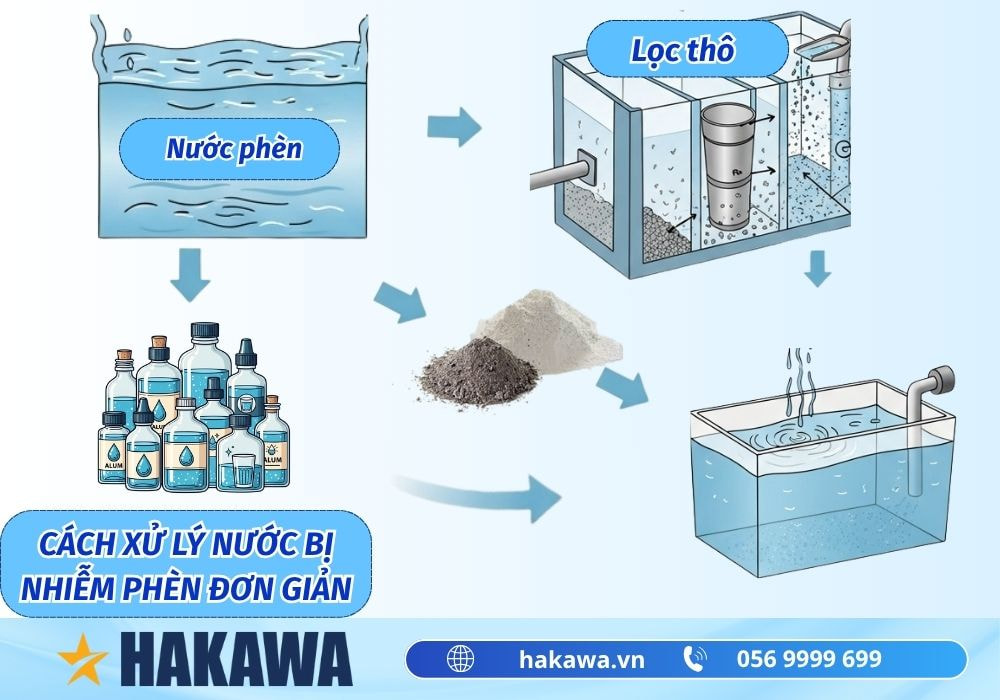 Cách nhận biết và xử lý HIỆU QUẢ nước nhiễm phèn 4 Cách xử lý nước nhiễm phèn