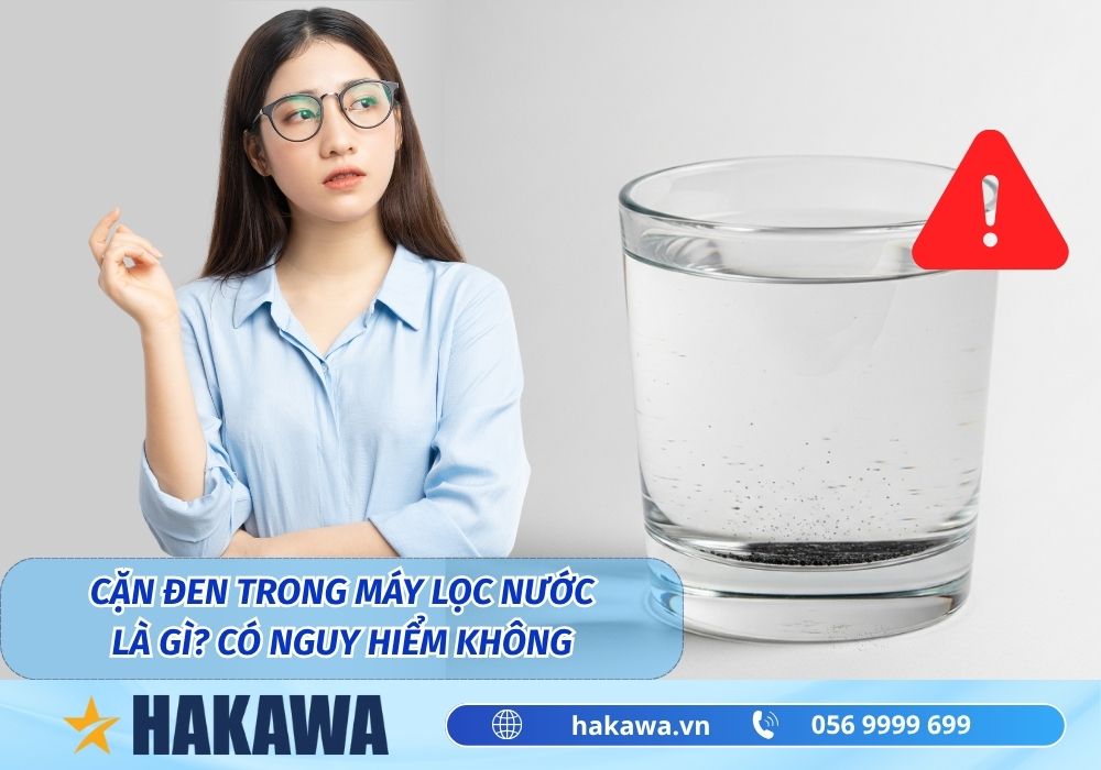 Tại sao máy lọc nước có cặn đen? Cách khắc phục ĐƠN GIẢN 6 cặn đen trong máy lọc nước là gì