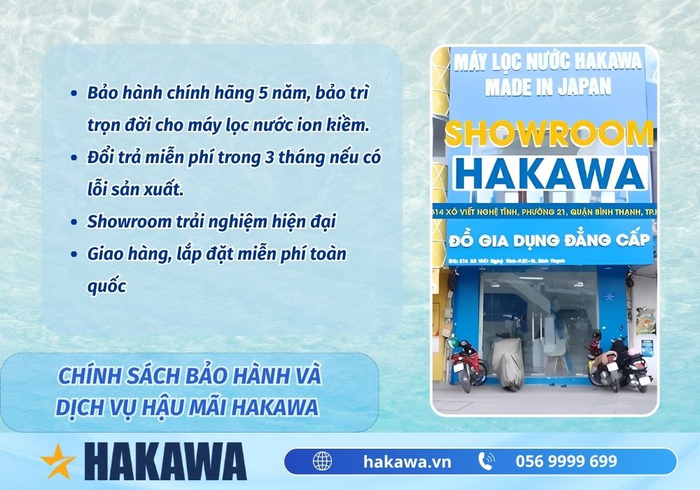 Máy lọc nước điện giải ion kiềm Atica Gold 3 chính sách bảo hành hậu mãi của máy lọc nước ion kiềm atica gold