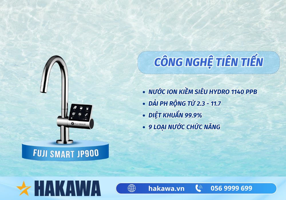 Máy lọc nước iON kiềm Fuji Smart JP900 3 Công nghệ của máy lọc nước iON kiềm Fuji Smart JP900