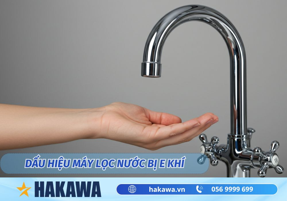 Nguyên nhân máy lọc nước bị e khí và cách khắc phục 6 Dấu hiệu máy lọc nước bị e khí