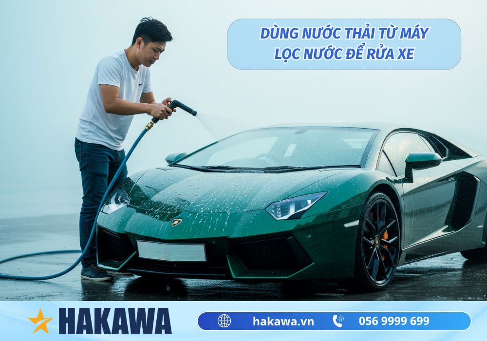 Nước thải từ máy lọc nước có dùng được không? Cách dùng hiệu quả 17 Nước thải từ máy lọc nước dùng để rửa xe