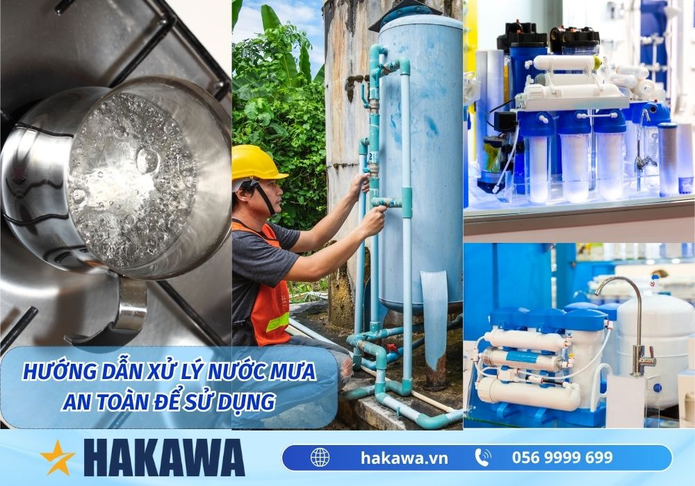 Nước mưa có sạch không ? Cách xử lý sử dụng an toàn 6 Hướng dẫn xử lý nước mưa