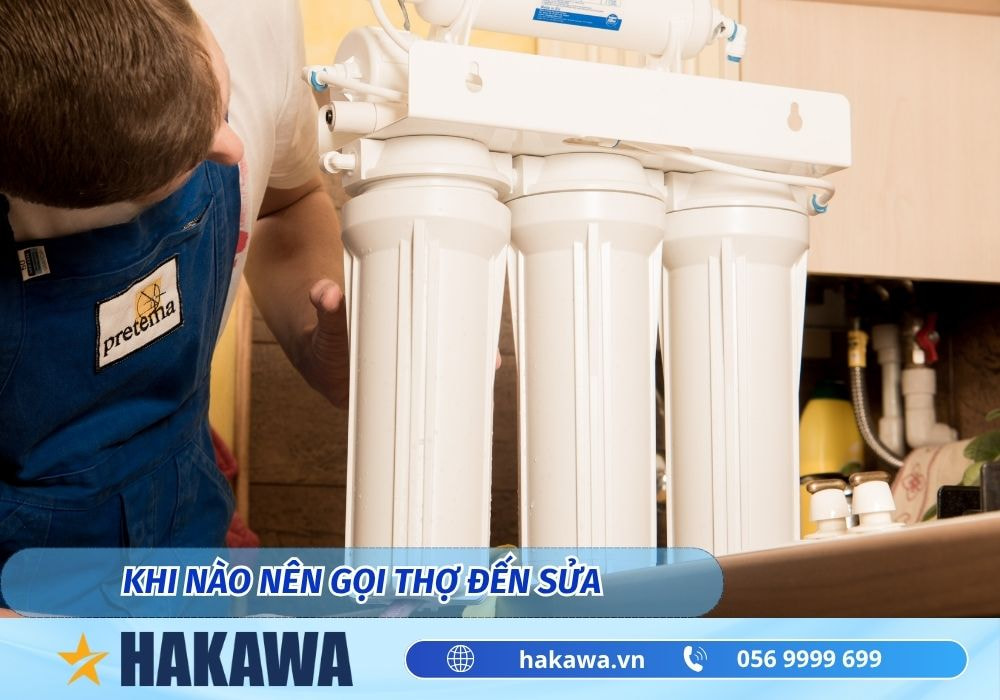 Tại sao máy lọc nước không ra nước cách xử lý hiệu quả 7 Khi nào nên gọi thợ sửa