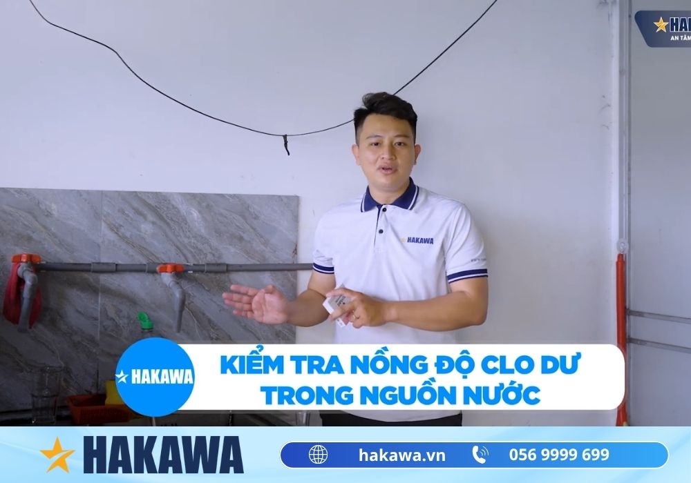 kiểm tra nước trước khi lắp đặt